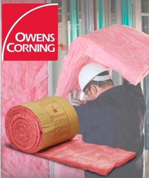 Aislamiento termoacústico con fibra de vidrio